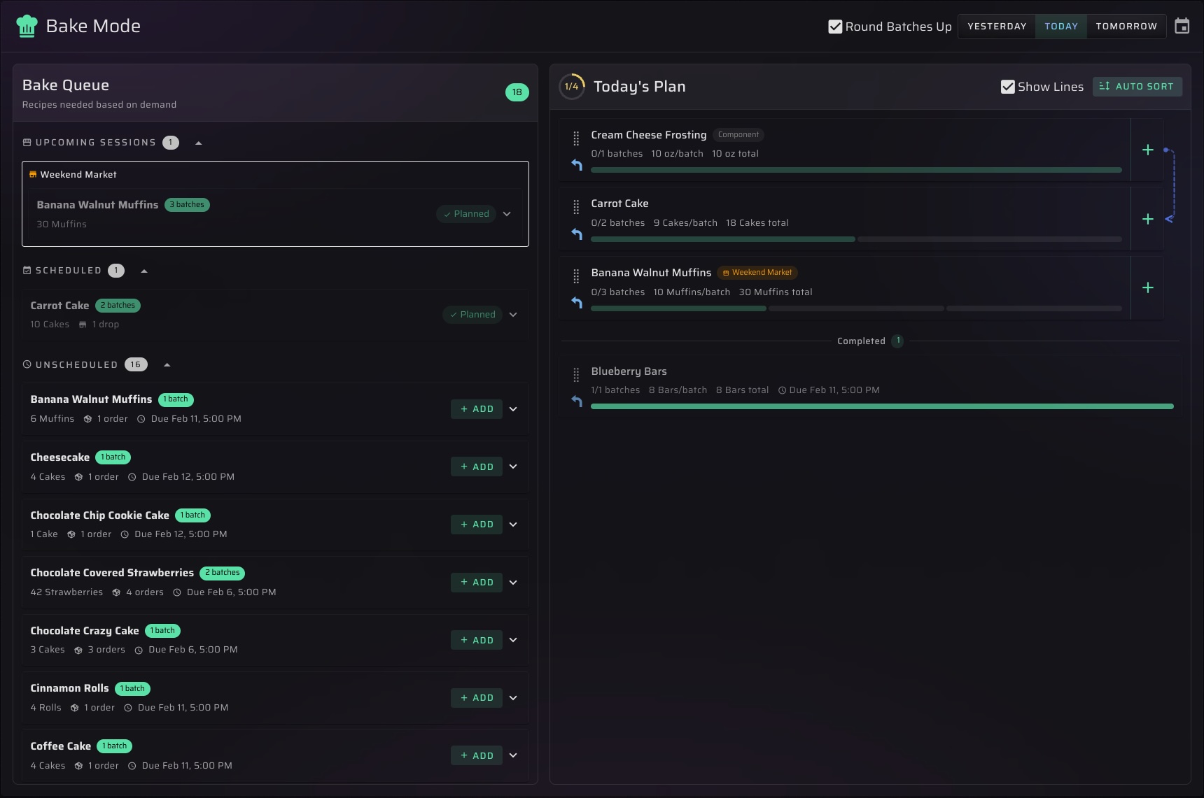 Bake Mode (dark mode)