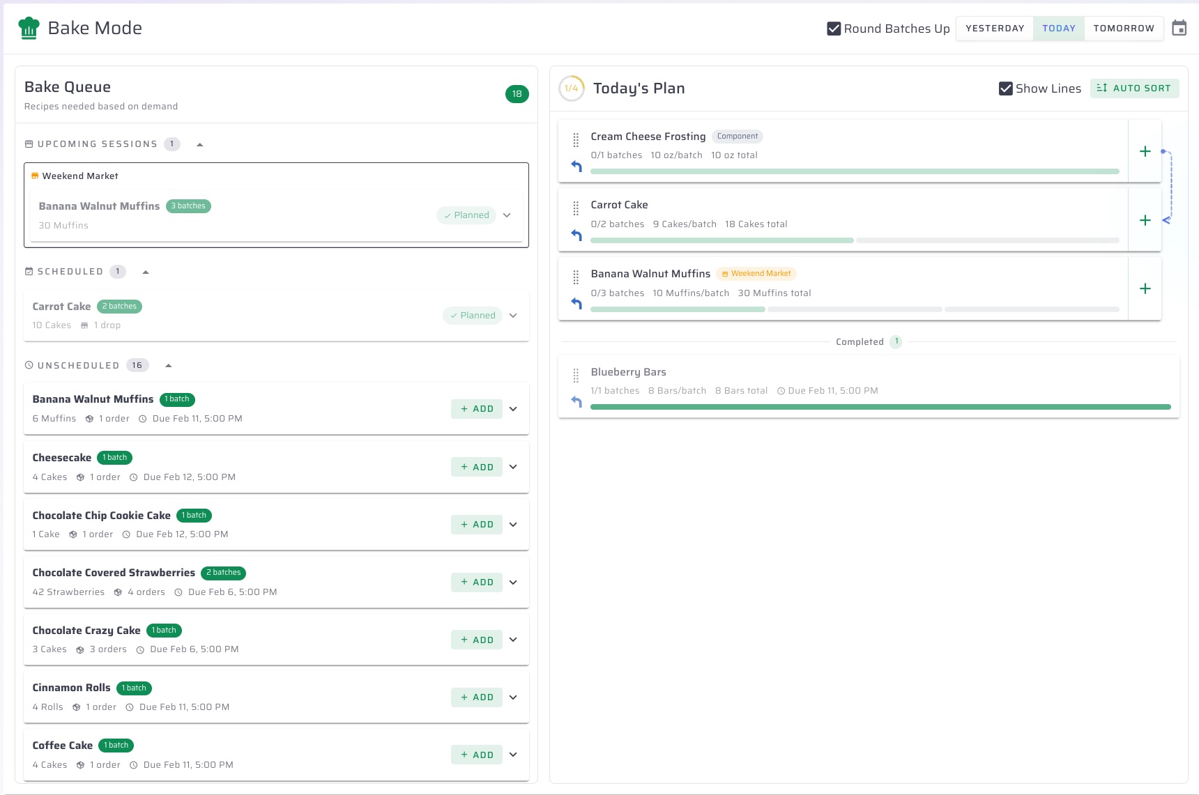 Bake Mode (light mode)