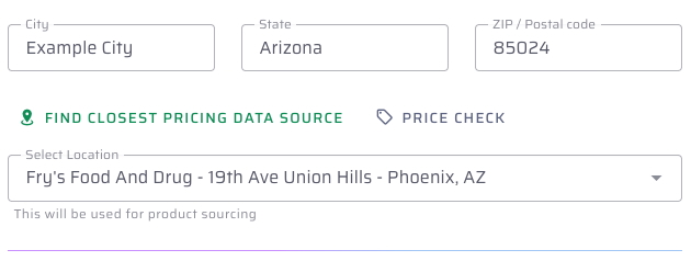 Selecting a pricing provider